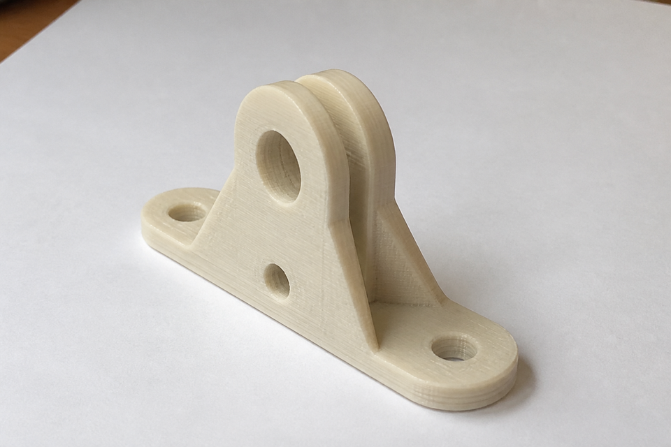 Деталь из PLA крупным планом